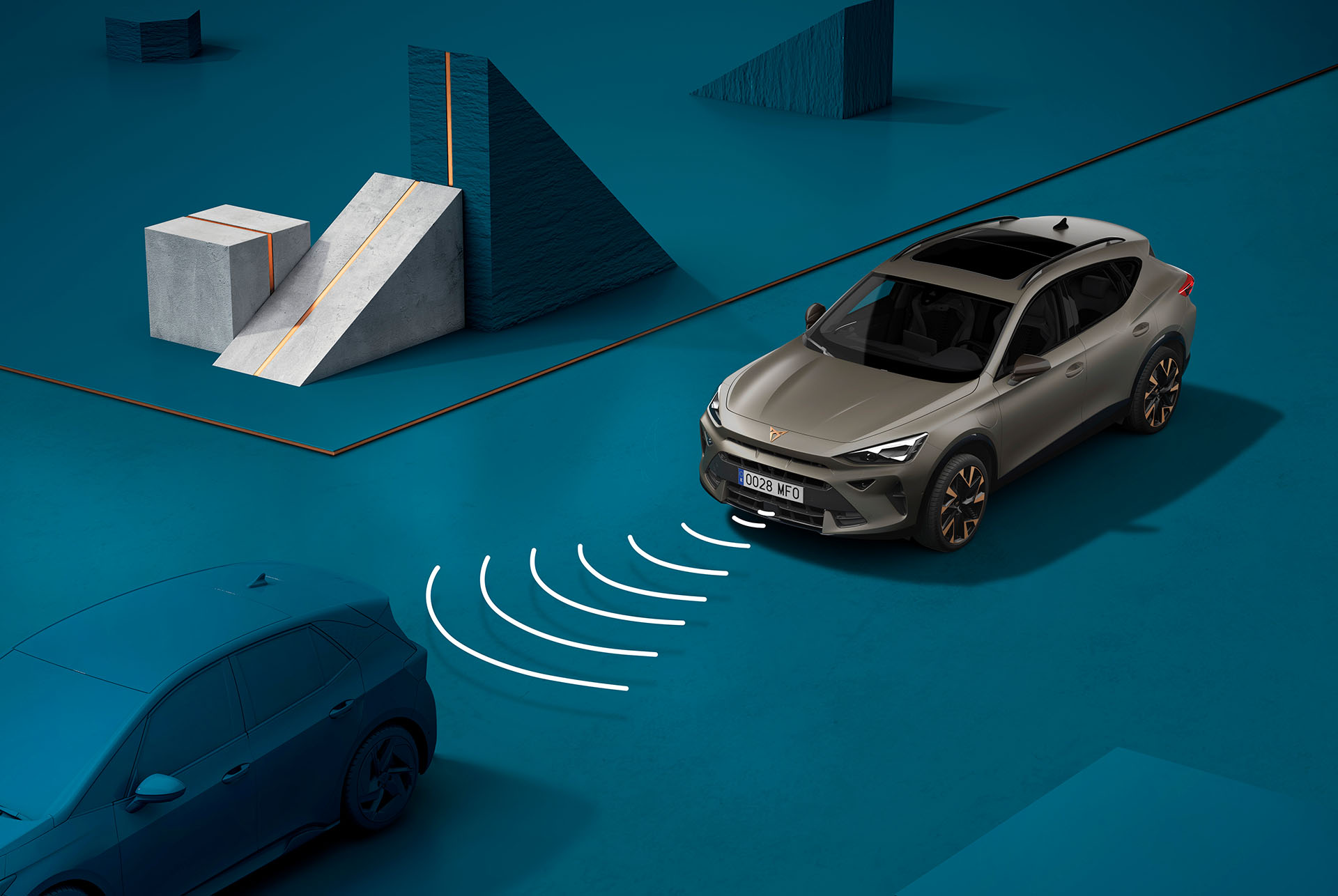 How to use new CUPRA Formentor 2024 and adaptive cruise control system, visual demo.